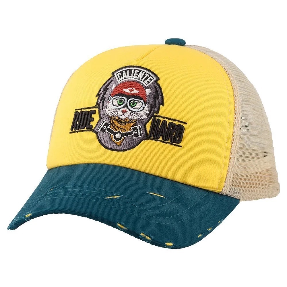 CALIENTE UAE Ride Hard Blu/Yel/Beg – Caliente Special Cap